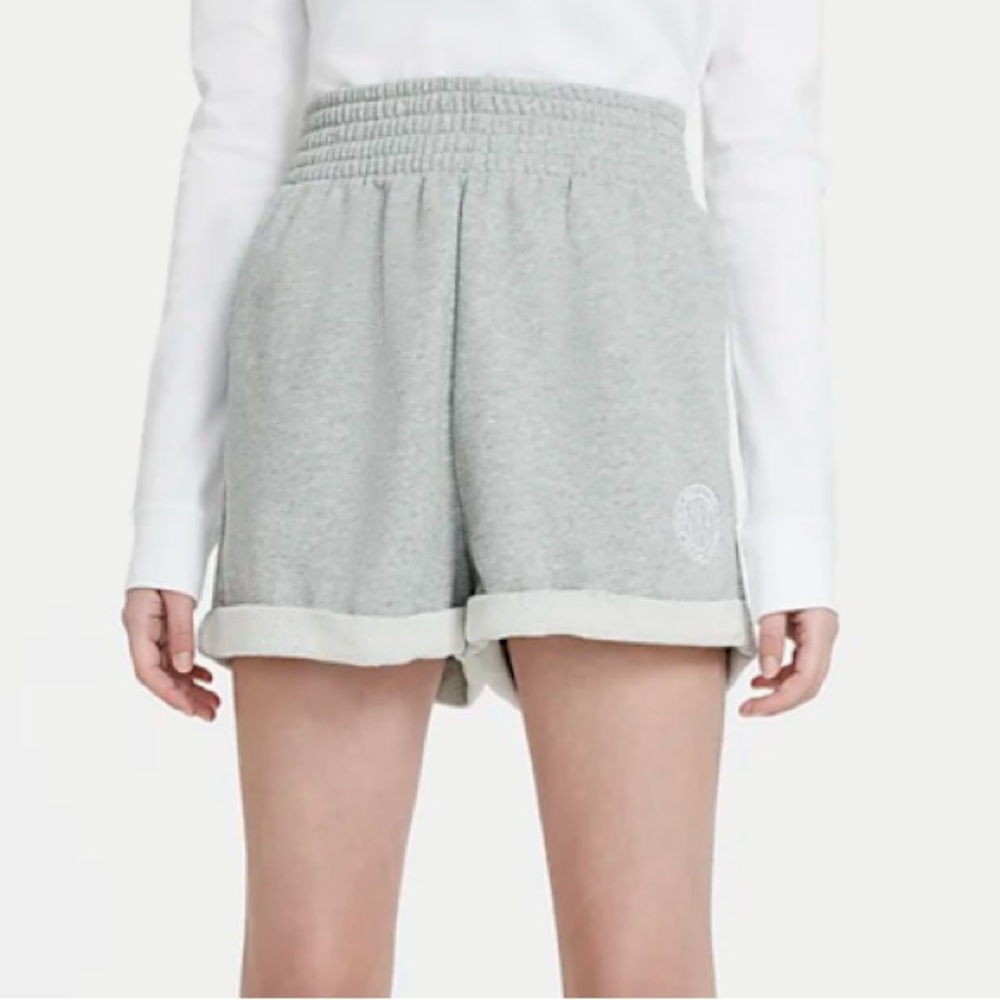 Nike Gray Athletic Shorts with Elastic Waistband
